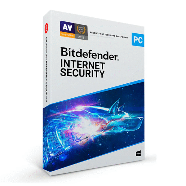 Bitdefender Antivirus Internet Security 1 PC 1 año (Digital)