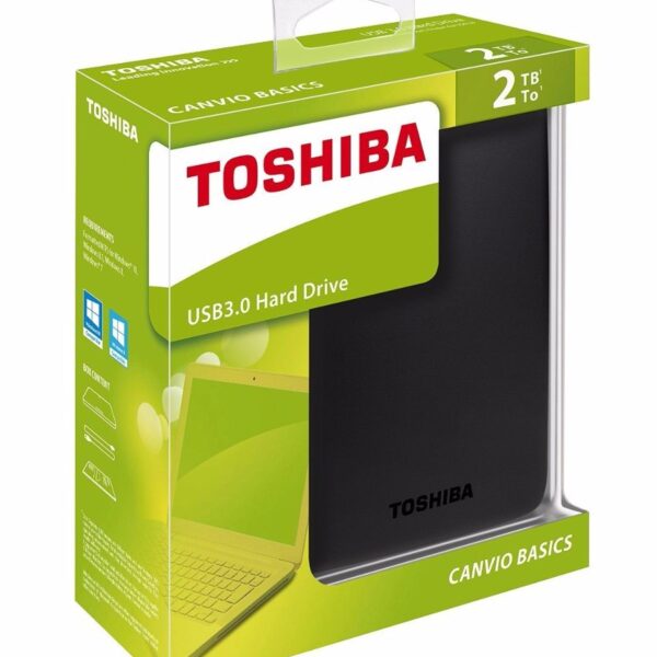 DISCO EXTERNO 2 TB TOSHIBA CANVIO BASICS USB 3.0